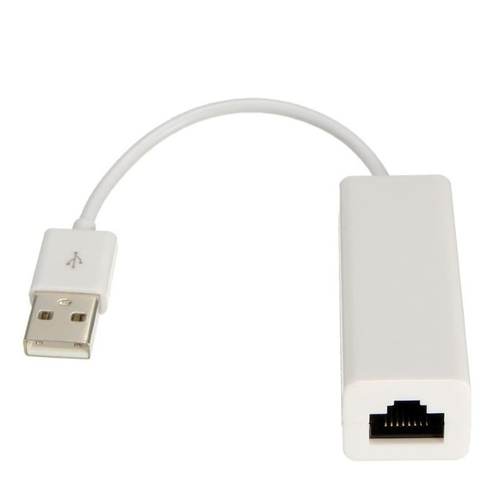 CABLE CONNECTOR APPLE LAPTOP TO LAN OVER USB PORT (สีขาว)