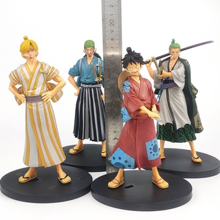 โมเดลฟิกเกอร์ อนิเมะ One Piece Zoro ขนาด 17 ซม. ของเล่น ของตกแต่ง สําหรับของขวัญ