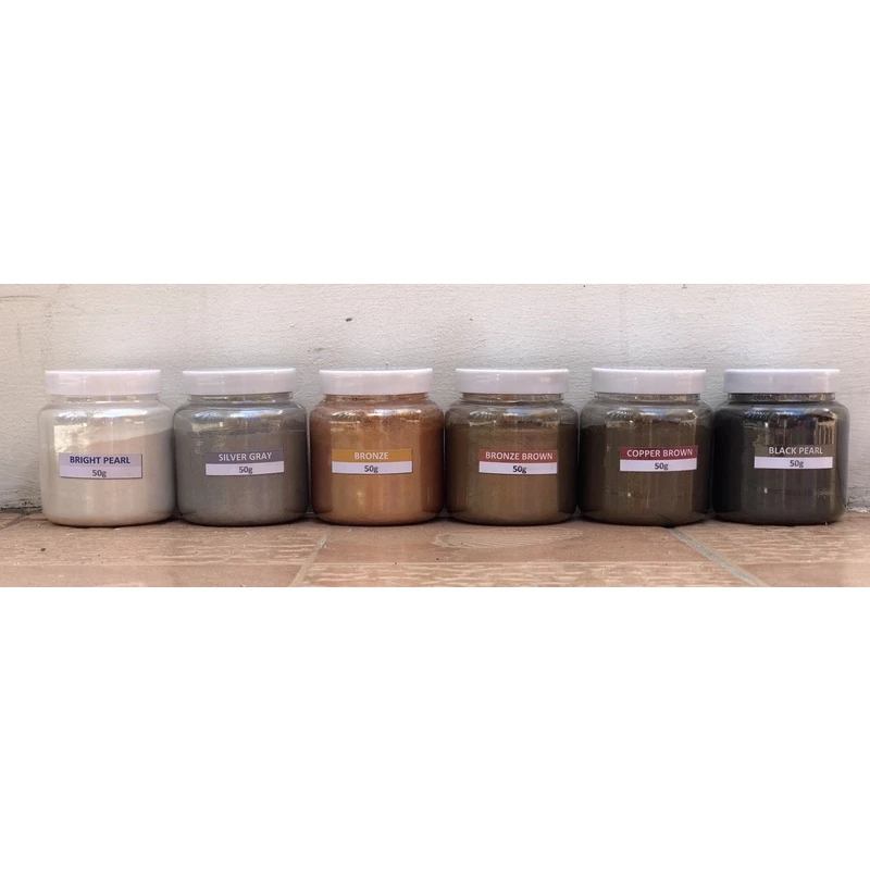 สีไมก้า (Mica Pigment) ขนาด 50 กรัม และ 10 กรัม