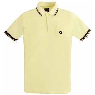 BROWNE &amp; CO. เสื้อโปโล สีครีม แขนสั้น รุ่น LPT005-1-CR