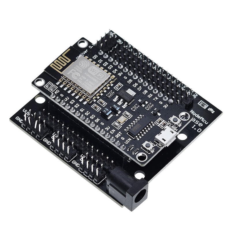 Nodemcu Baseboard + NodeMcu V3 Lua บอร์ดพัฒนา WIFI ESP8266 โมดูล Wifi แบบอนุกรม