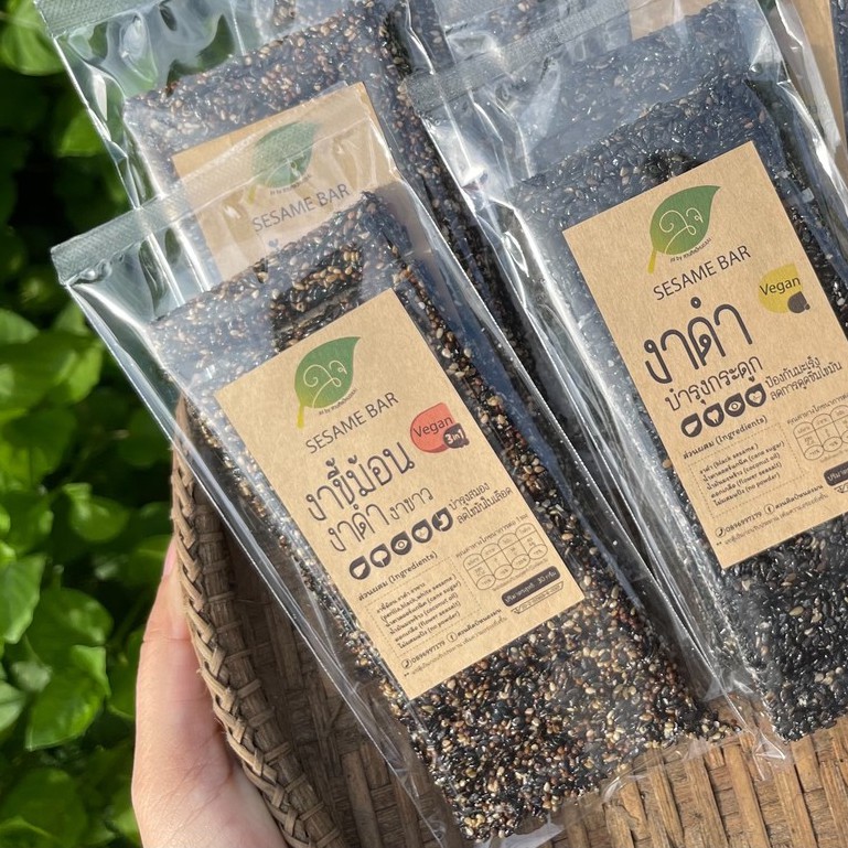 sesame.snack 🥤🌿บาร์ธัญพืชสูตรออร์แกนิก ปลอดสาร ขนมงา#ทำสดใหม่#ไม่หวาน#ไม่เเข็ง✨