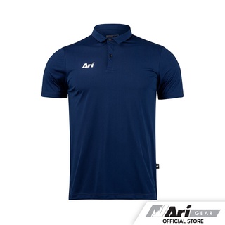 ARI CLASSIC BREATHABLE POLO - DEEP NAVY/DEEP NAVY/WHITE เสื้อโปโล อาริ Breathable สีกรมท่า