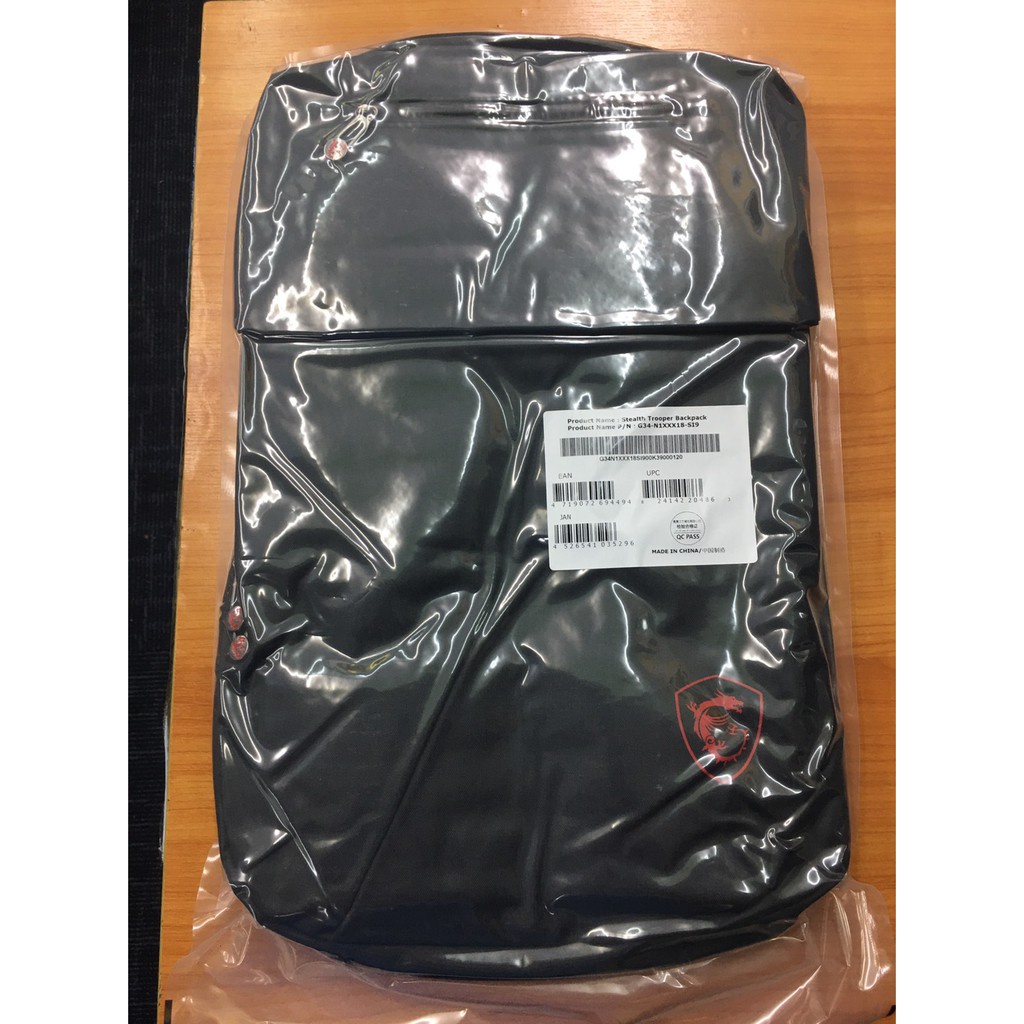 SZ กระเป๋าBACKPACKสำหรับ NOTEBOOK BAG รุ่น MSI Stealth Trooper Backpack ( G34-N1XXX18-SI9)สินค้าแพ็คซีลในถุงสุญญากาศของใ