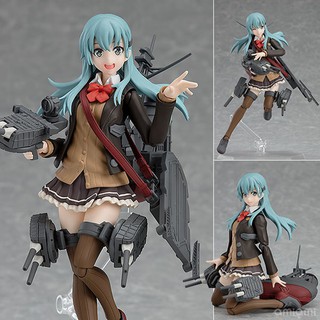 Max Factory Figma งานแท้ Original ฟิกม่า Kantai Collection KanColle คันไตคอลเลกชัน เรือรบ โมเอะ Suzuya Kai สึซึยะ ไคนิ