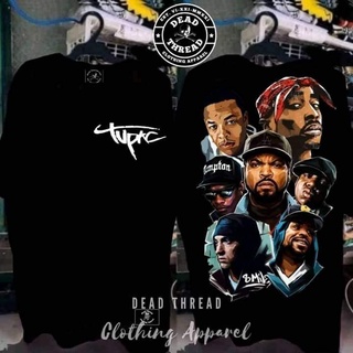 เสื้อคนอ้วนผญ - ✽✷2PAC Tupac Shakur เสื้อยืดเสื้อผ้าหลวมผ้าฝ้ายสไตล์วินเทจสําหรับผู้ชายเสื้อยืดเสื้