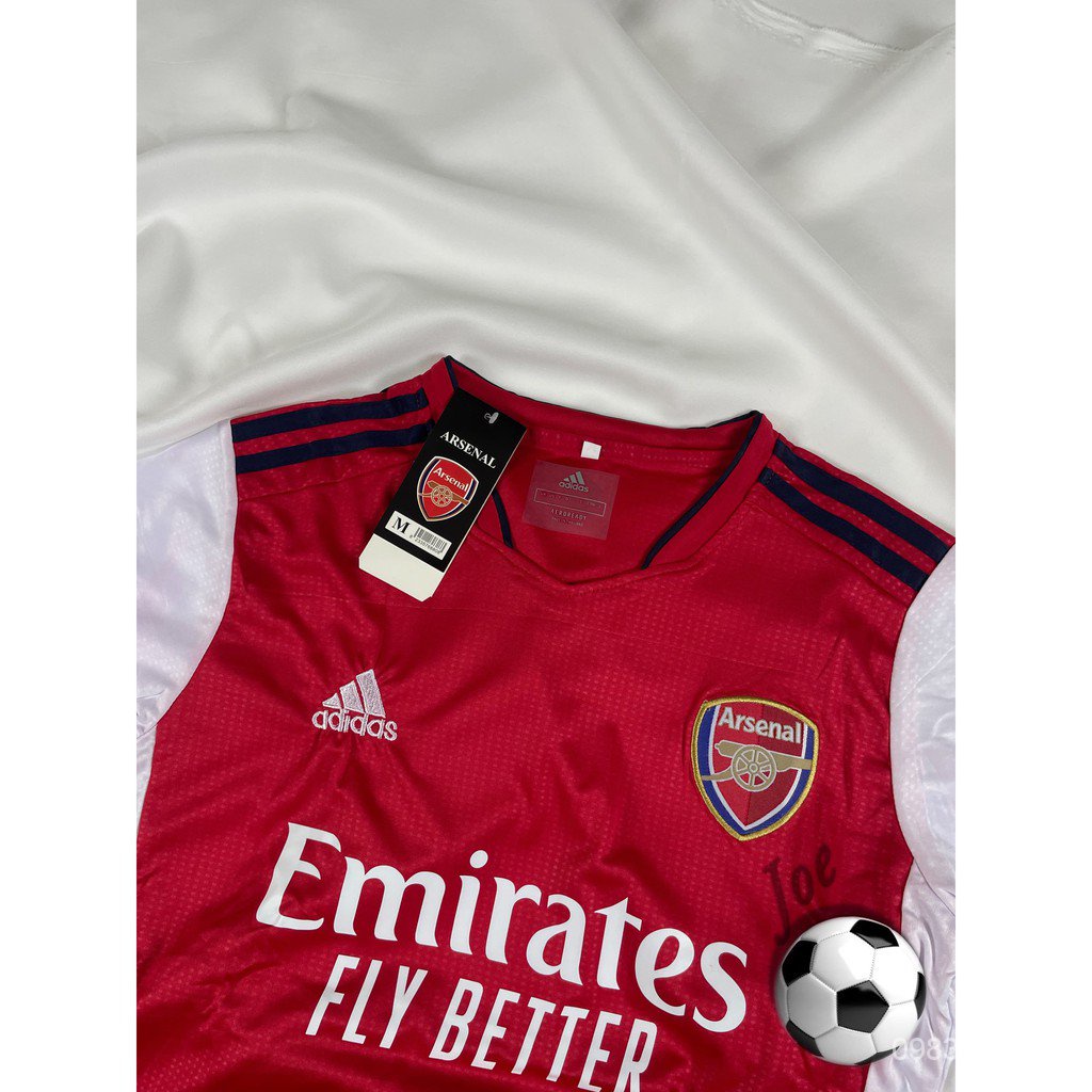ชุดบอล Arsenal (Red, 1) เสื้อบอลและกางเกงบอลผู้ชาย ปี 2021-2022 ใหม่ล่าสุด Cvos