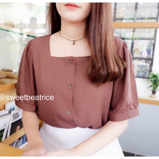 พร้อมส่ง เสื้อนำเข้าจากเกาหลี 🎀 My Sweetheart Blouse - KR24