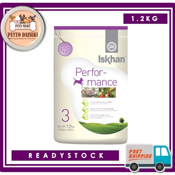 ISKHAN Performance (1.2กก.) GRAIN FREE อาหารสุนัขแบบแห้ง