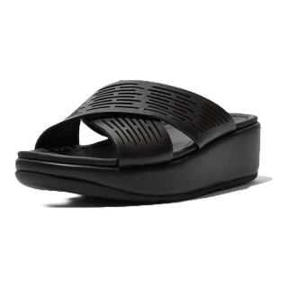 FITFLOP LULU รองเท้าแตะแบบสวมผู้หญิง รุ่น EV1-090 สี Black