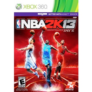 NBA 2K13 xbox360 [Region Free]แผ่นเกมส์Xbox360 เกมบาสเกตบอลNBA2011 แผ่นไรท์เล่นได้กับเครื่องที่แปลงระบบแล้ว