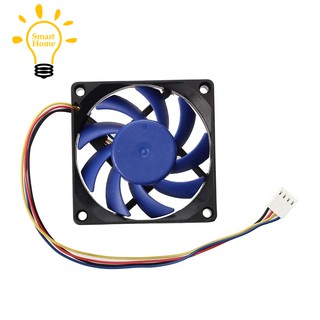 ◦★◦12V DC 32 70mm 4-Pin Computer Case CFM PWM CPU PC Fan Blue &amp; Black