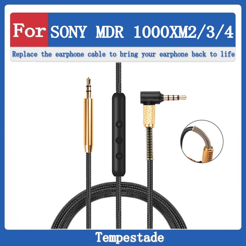 Tempestade สายเคเบิลหูฟัง แบบเปลี่ยน สําหรับ SONY WH 1000XM3 1000XM2 1000XM4