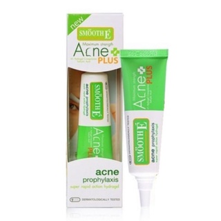 Smooth E Acne Hydrogel Plus สมูทอี แอคเน่ ไฮโดรเจล พลัส เจลแต้มสิว ไม่มีหัว ขนาด 10 กรัม 14194