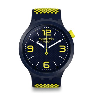 Swatch Big Bold สวอท์ช บิ๊กโบลด์ สีเหลืองนีออน SO27N102 นาฬิกาสำหรับผู้ชาย