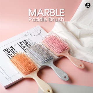 หวีแปรง หวี Marble Paddle Brush - มาร์เบิ้ล แพดเดิ้ล บรัช