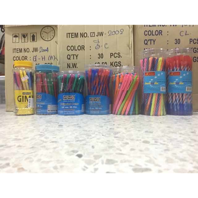 (ยกกระป๋อง)ปากกาแดง ปากกาน้ำเงิน