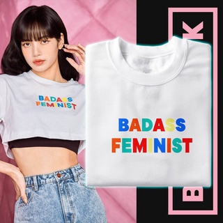 ถูกสุดๆเสื้อยืดลิซ่า Blackpink - เสื้อสตรีนิยม Bad - Blackpink Merchรหัสเต็ม