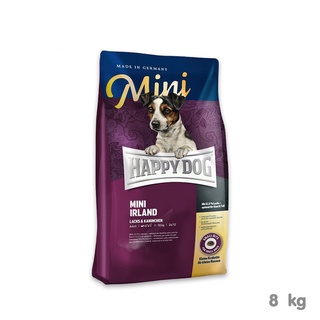 Happy Dog Mini Irland 8kg อาหารสุนัขสูตรเนื้อกระต่ายป่าและปลาแซลมอน