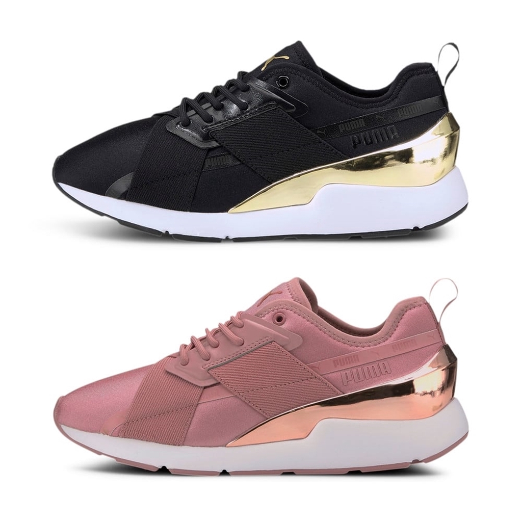 Puma Muse X-2 Metallic รองเท้าผ้าใบ พูม่า แท้ รุ่นฮิต ผู้หญิง