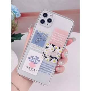 เคสโทรศัพท์ไอโฟน(iphone)ใส ภาพกราฟิกตัวอักษร