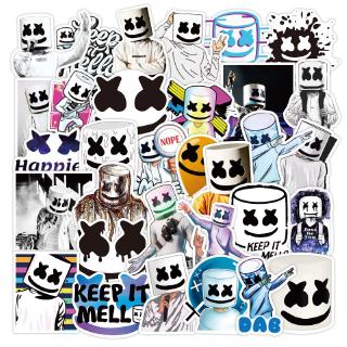 Keep it Mello EDM สติกเกอร์กันน้ำรูปแบบที่แตกต่างกัน, 50 ชิ้น