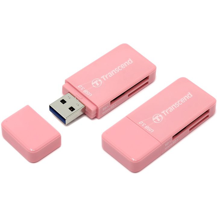 Transcend USB 3.0 Card Reader RDF5 (Black/White/Pink) ราคา ถูกที่สุด ดีลบีเคเค แกลเลอรีภาพที่ 3