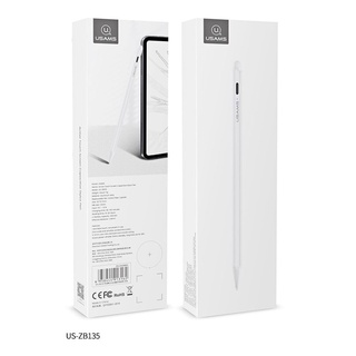 พร้อมส่ง USAMS ปากกาวางมือบนจอได้ วางมือแบบ Apple Pencil stylus ปากกาวางมือได้สำหรับ iPAD 010