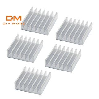 Diymore ชิปหม้อน้ํา Cpu อลูมิเนียมกันความร้อน (5 ชิ้น)