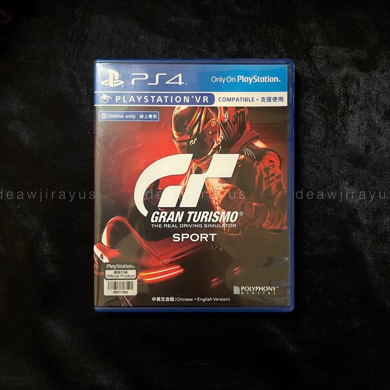GRAN TURISMO The real driving simulator sport แผ่นเกม Ps4 มือสอง Playstation