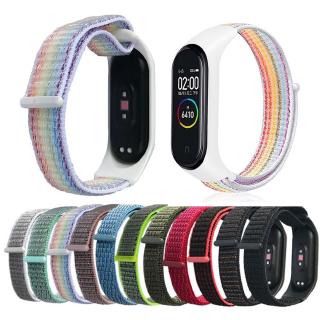 สายนาฬิกาข้อมือไนล่อน สําหรับ Xiaomi Mi band 7 6 5 Miband 7 Mi band 6 5 4 3