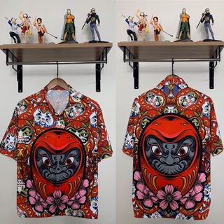 เสื้อเชิ้ตผ้าไหมอิตาลีลายDaRuMa