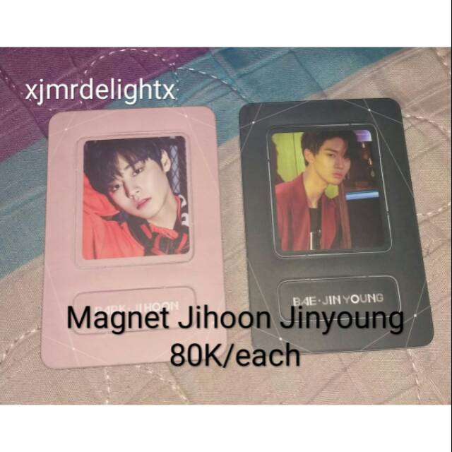 WANNAONE MAGNET PARK JIHOON BAE JINYOUNG