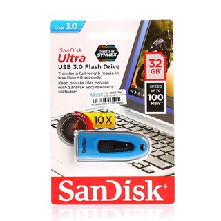 32GB SanDisk CRUZER ULTRA (SDCZ48) USB 3.0Blue