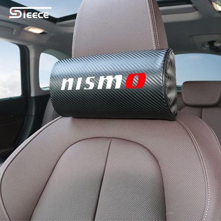 Sieece สำหรับ NISMO หมอนรองคอในรถ หมอนรองคอรถยนต์ หมอนรองคอในรถยนต์ คาร์บอนไฟเบอร์ หมอนลองคอรถยนต์ หมอนในรถ หมอนรองคอเด็กคาร์ซีท ที่รองคอในรถ แต่งรถภายในรถยนต์ ของแต่งรถยนต์ สำหรับ Nissan March Almera Kicks Note Qashqai Terra Sylphy Titan Navara X Trail