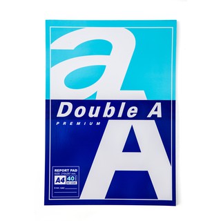 สมุดรายงาน Double A  A4  1แพคมี12 เล่ม