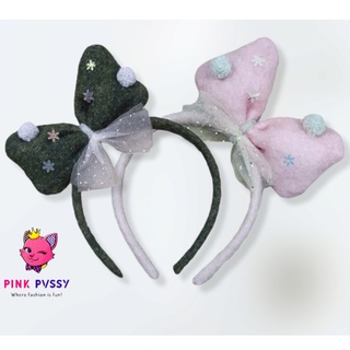 PINK PVSSY ที่คาดผม Christmas คริสต์มาส กวาง สีแดง ปีใหม่ กิ๊บ ยางรัดผม ผม วิก เด็ก เครื่องประดับผม