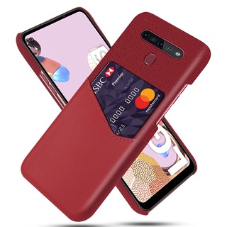 เคสโทรศัพท์มือถือหนัง PU และผ้ากํามะหยี่ พร้อมช่องใส่บัตร สําหรับ LG G8 ThinQ G7 G8X G8S Q6 G6 G5 Stylo 6 5 Velvet W30 W10