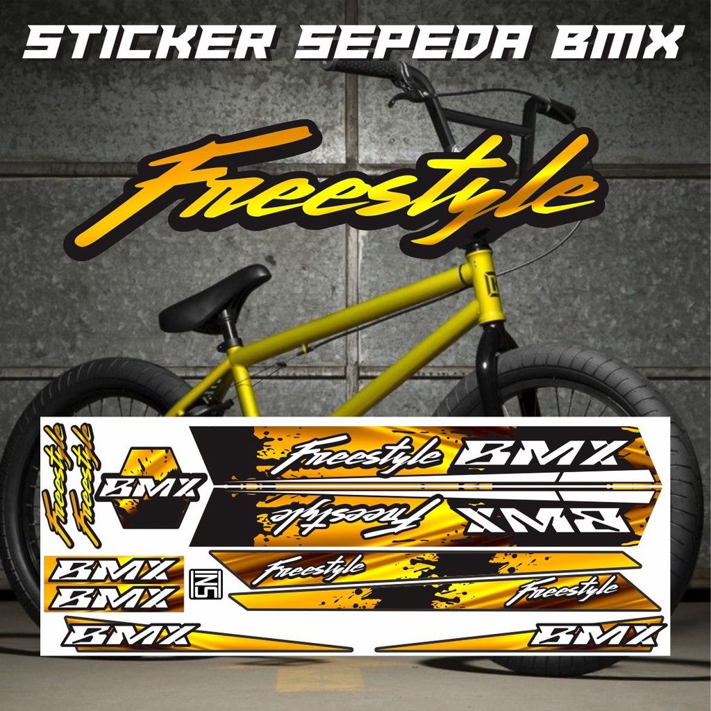BMX BIKE STICKER VARIATIONS / BMX BIKE STICKER DECAL VARIATIONS / BMX FREESTYLE 01 / BMX BIKE VARIAT