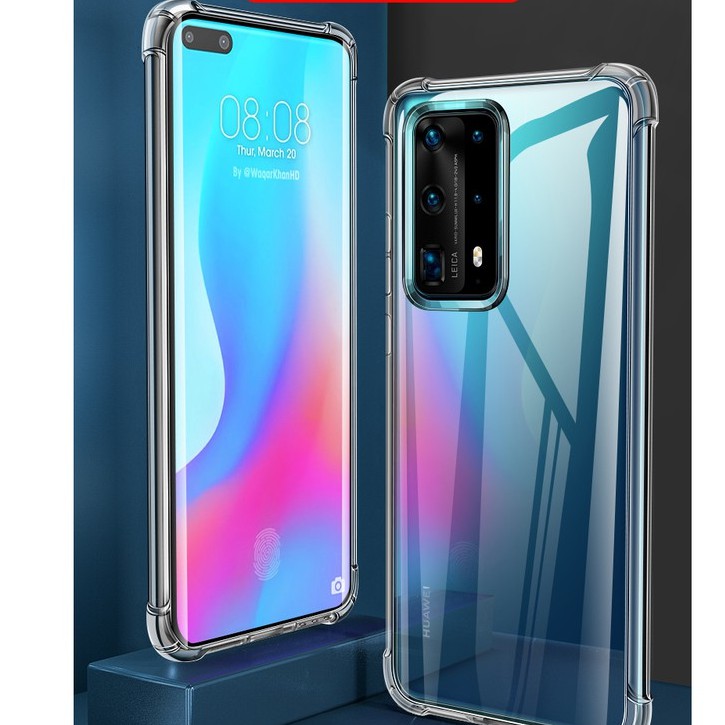เคสใสนิ่ม Huawei P40/P40 pro เคสใสกันกระแทก ป้องกันกล้อง เคส TPU กันกระแทกขอบมุม