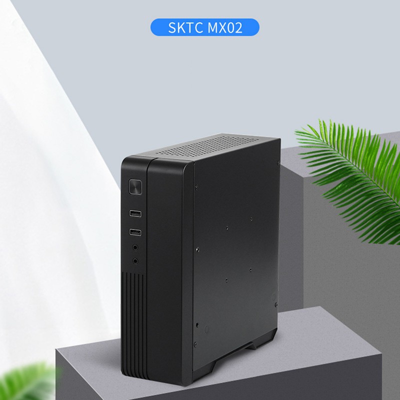 เคสคอมพิวเตอร์MX02 Mini ITX Comuter Case HTC Host Chassis USB2.0 ITX ...