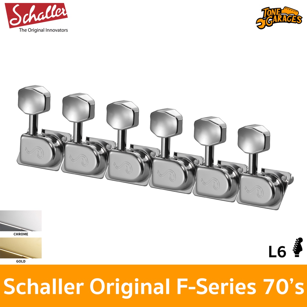 Schaller Original F-Series 70's Fender Style Machine Head / Tuner L6 ลูกบิดกีต้าร์ สไตล์ เฟนเดอร์ Made in Germany