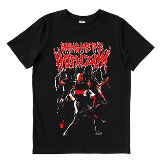 Bmth Blod RED นําฉันไปสู่แนวนอน | เสื้อยืด พิมพ์ลายวงดนตรี | เพลงเมอร์ช | เสื้อยืด พิมพ์ลายดนตรี | แกนโลหะ