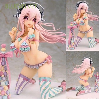 ฟิกเกอร์โมเดลฟิกเกอร์ Bluevelvet Bikini Sonico Ver. Sonico สีชมพู 13 ซม. สําหรับตุ๊กตา