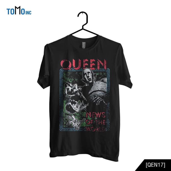 เสื้อยืดวงผู้ชาย Tominc Queen - News Of The World 2