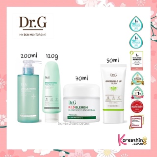 (พร้อมส่ง/ของแท้) Dr.G R.E.D Blemish Cream70ml/Cleansing Gel Foam200ml/Brightening Peeling Gel120g/Green Mild Up Sun50ml