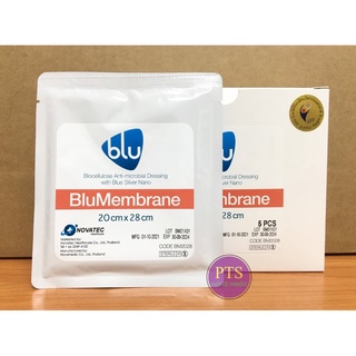 Blu Membrane 20x28 cm สำหรับแผลไฟไหม้น้ำร้อนลวก (1 แผ่น)