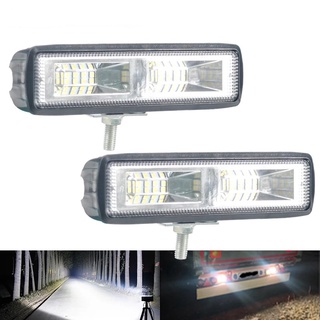 48W LED ไฟหน้าแถบงานแถบ LED ไฟตัดหมอกทำงานไฟ LED Spotlight 12V สำหรับรถจักรยานยนต์รถบรรทุกเรือรถแทรกเตอร์รถพ่วง Offroad