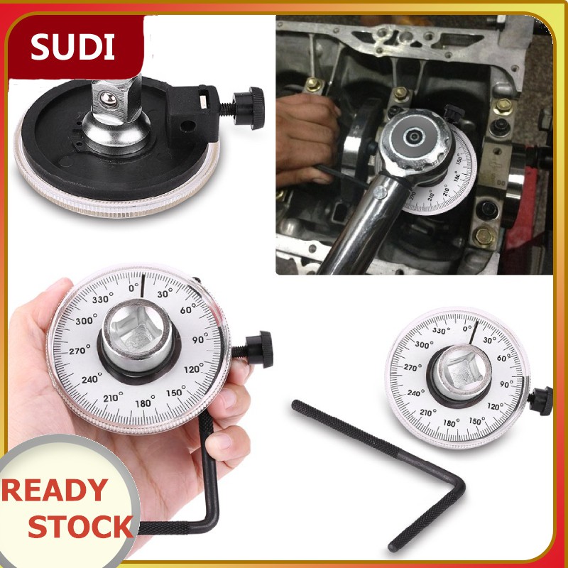 Angle Tool Adjustable 1/2 Measure Gauge Inch Drive Set 360 Wrench