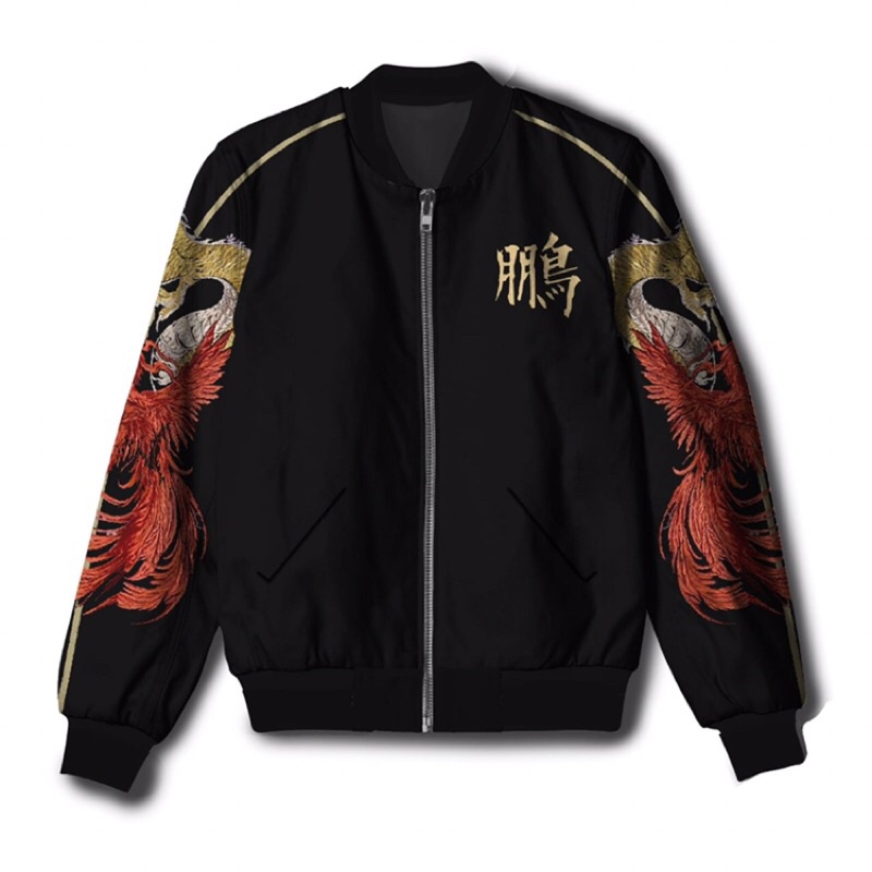 Sukajan JACKET MEMPHIS DRAGOS PHOENIX KAMIKAZE JAPAN FULL PRINT SUBLIMATION LOTTO